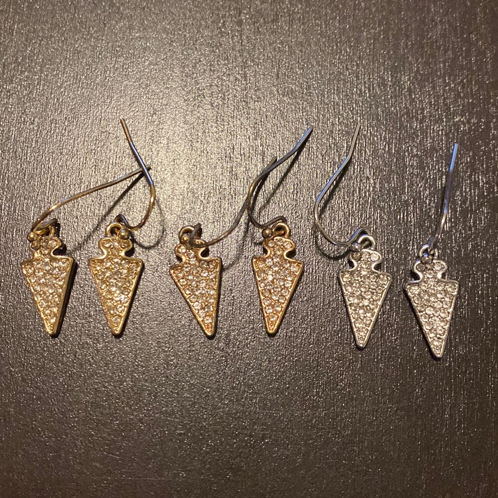 Arrowhead earrings